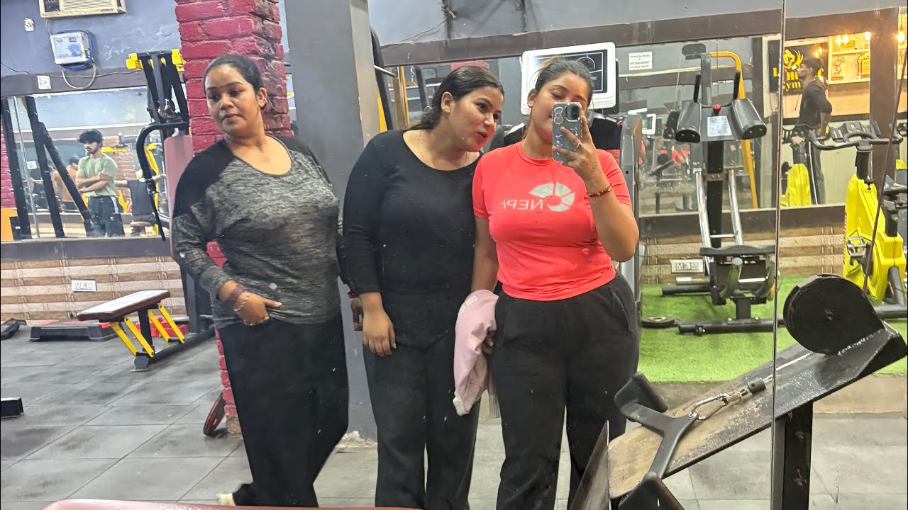 First vlog￼ gym 😍