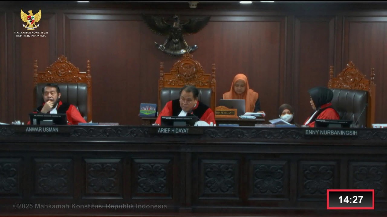 (Panel III) Sidang Perkara PHPU Gubernur, Bupati dan Walikota, Rabu, 15 Januari 2025