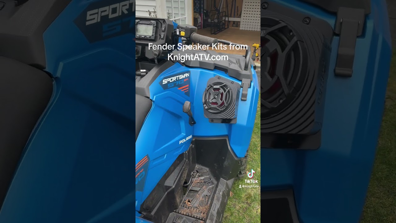 Fender speaker kits for all ATV&rsquo;s! In stock and shipping now! Loud, waterproof, Bluetooth!