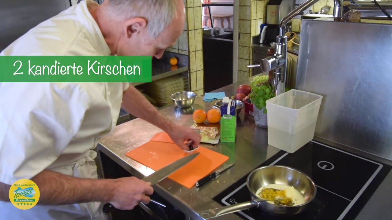 Käsekuchen backen mit Andreas Zick am Alpen-Caravanpark Tennsee