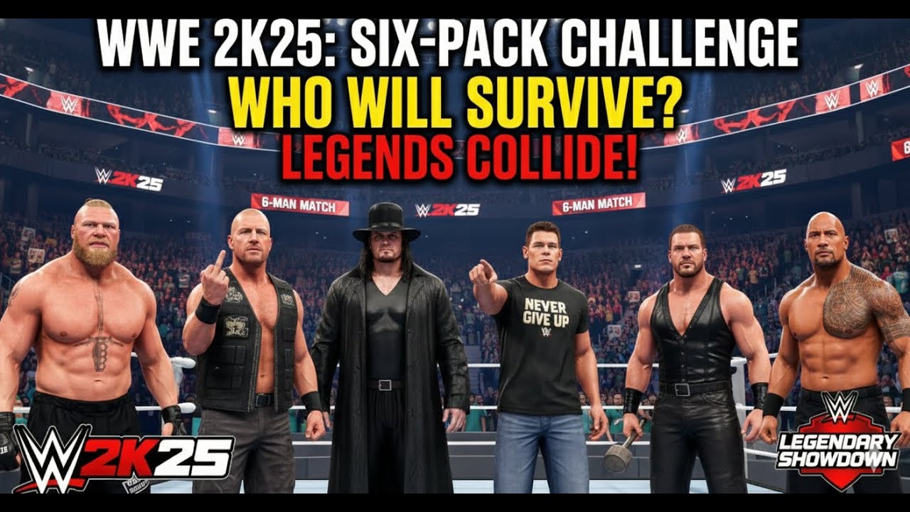 WHO IS THE GOAT? | 6-Man LEGEND MATCH! WWE 2K25 Live