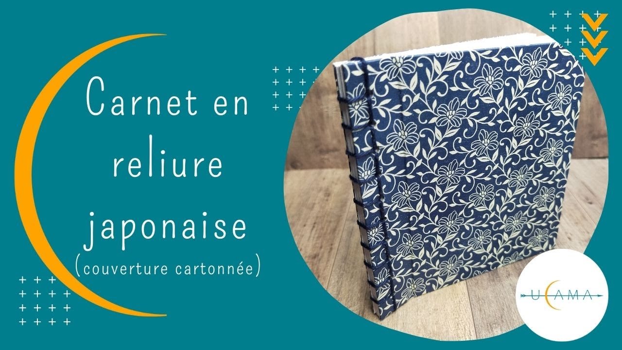 Carnet en reliure japonaise et couverture cartonnée