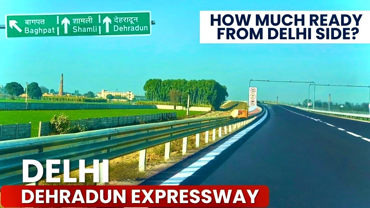 Delhi–Dehradun Expressway Update 🚧 | How Much Is Open After 1 Month from Delhi Side?