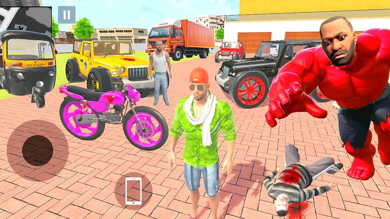 😱 Red Hulk Army Attack On Franklin 💥🤩 Indian Theft Auto 💥🤯 Indian Bike Driving 3d Game 💥🤩 New Update