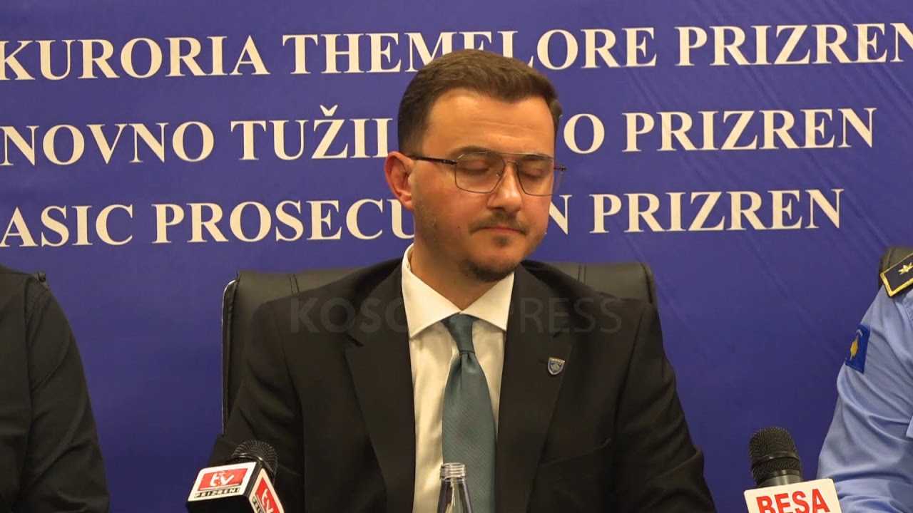 Konferenca e kryeprokurorit të Prizrenin lidhur me aksionin mbi falsifikimin me vota