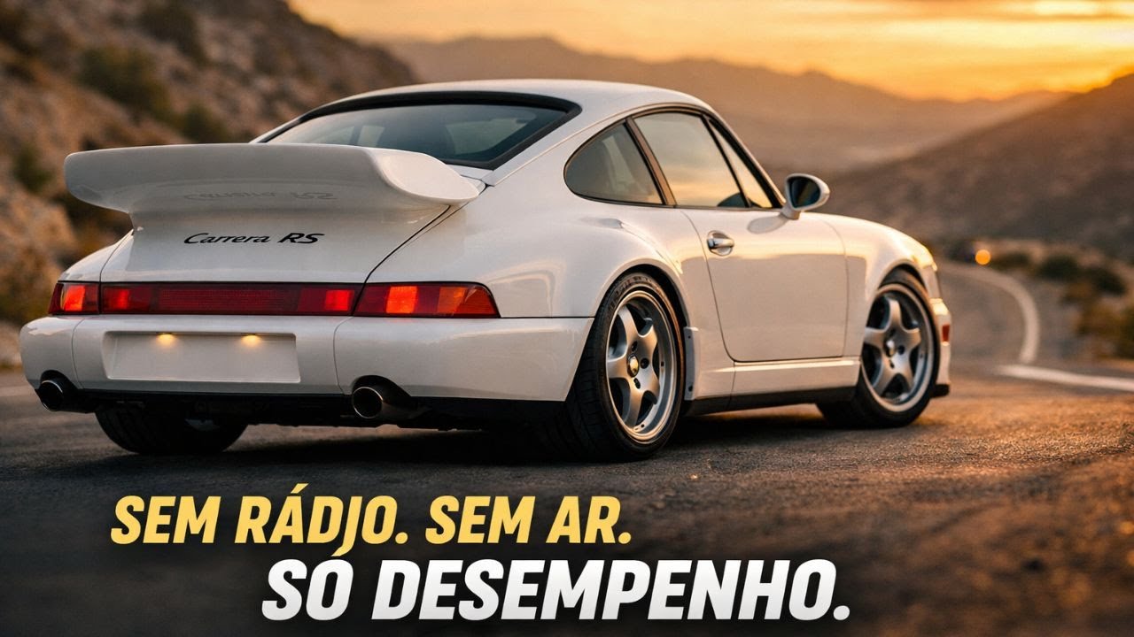 🟢Porsche 911 Carrera RS 964: O Esportivo Que Abriu Mão de Conforto Para Ser Mais Rápido