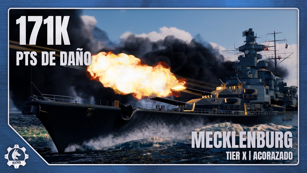 World of Warships // Replay del Mecklenburg en Espa&ntilde;ol: Defensa territorial