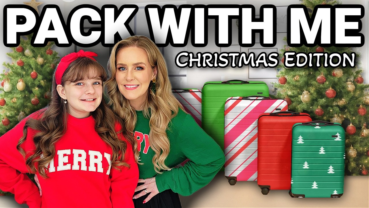PACK WITH ME for CHRISTMAS BREAK 🎄 Airplane Snacks, Activities & Prep