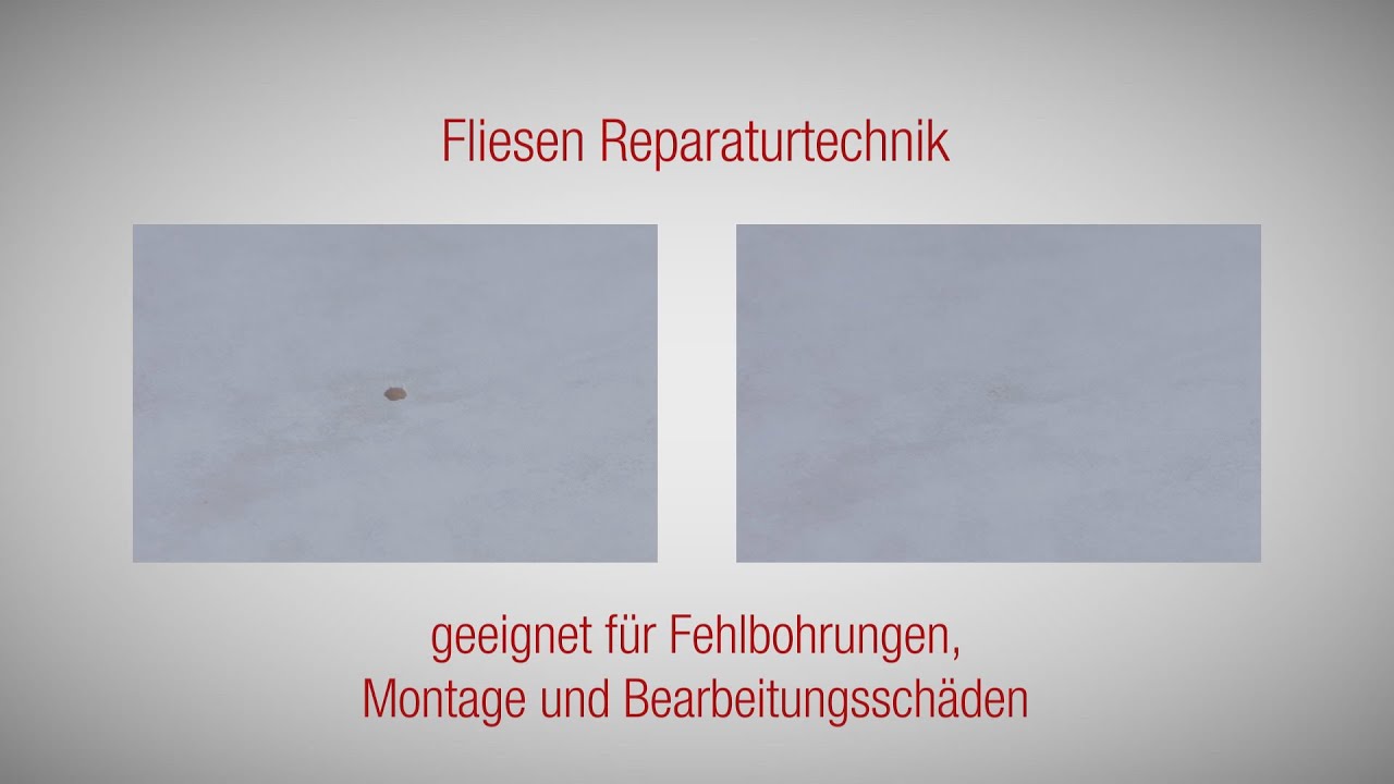 StoneLux® 2.0 Fliesen Reparaturtechnik – Schritt für Schritt