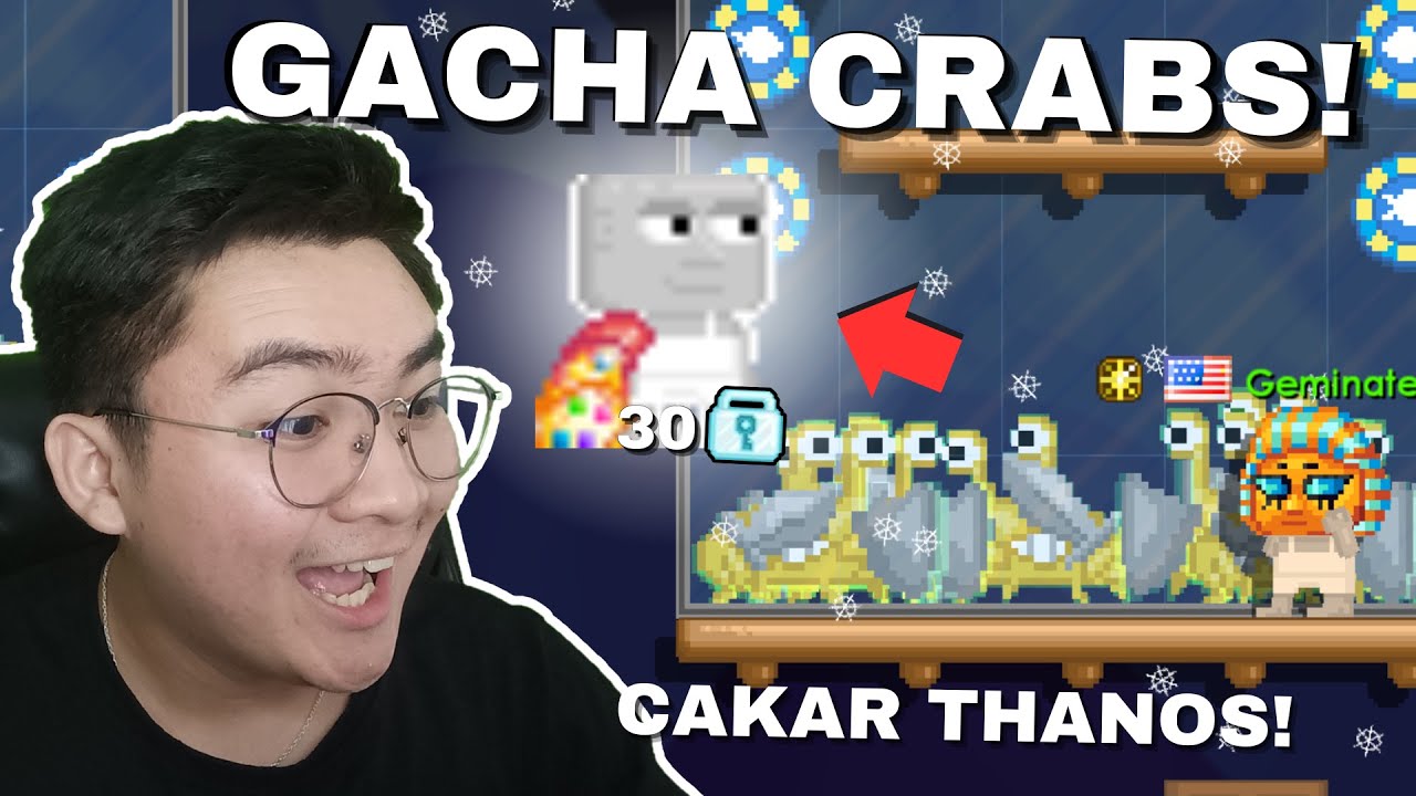 CAKAR THANOS!! Gacha Dungeonist Crab! | Growtopia Gacha Profit 2024