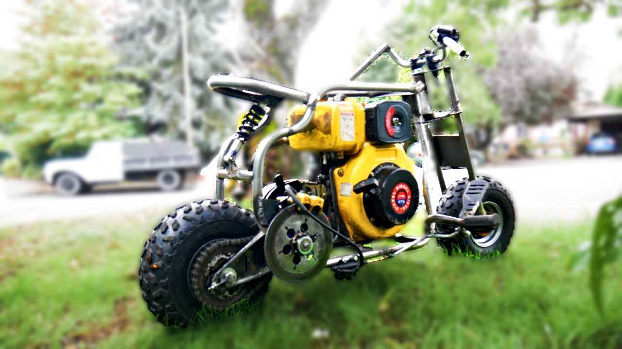 Homemade Diesel Mini Bike Build (Part 2/3)
