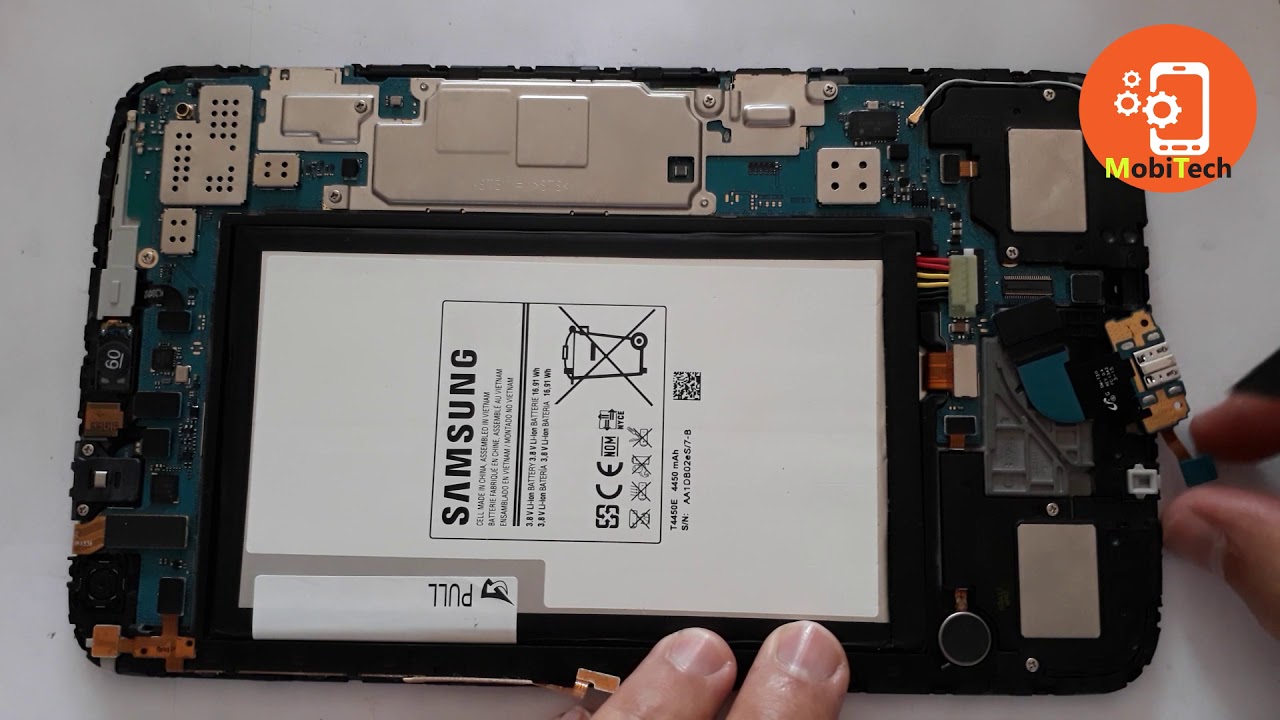 galaxy tab 3 SM T311  how to change the charging connector