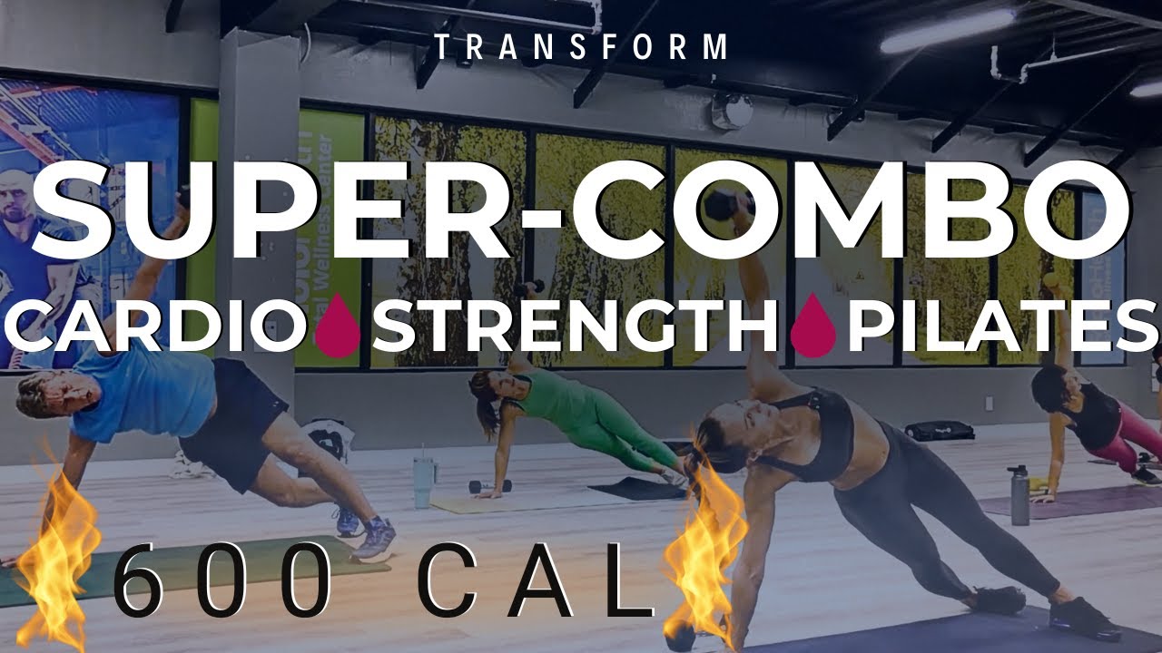 50-MIN SUPER-COMBO Challenge / All-In-One Weight Loss Cardio, Total Body Strength & Pilates  + ABS