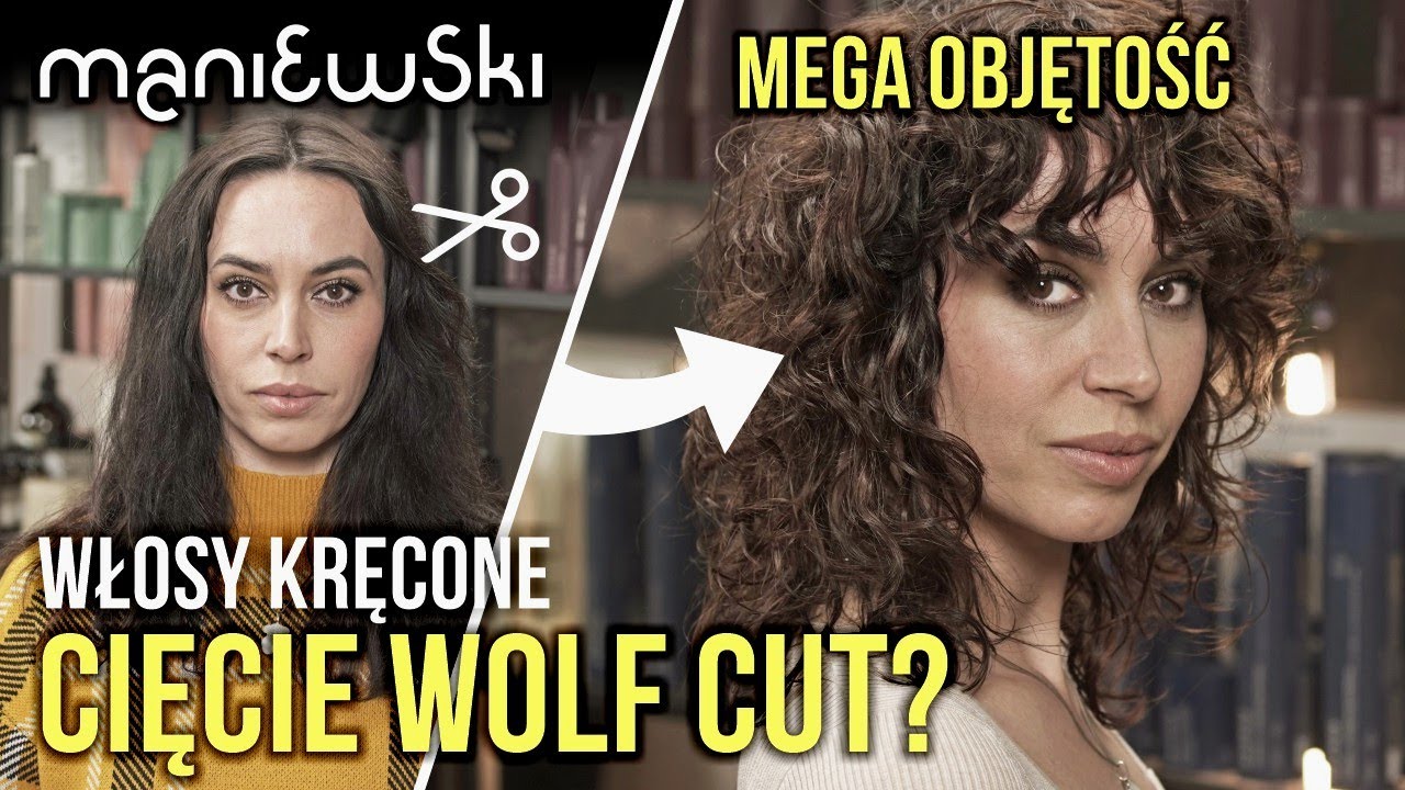Wolf Cut i kręcone włosy? Genialny pomysł na metamorfozę! [MACIEJ MANIEWSKI]