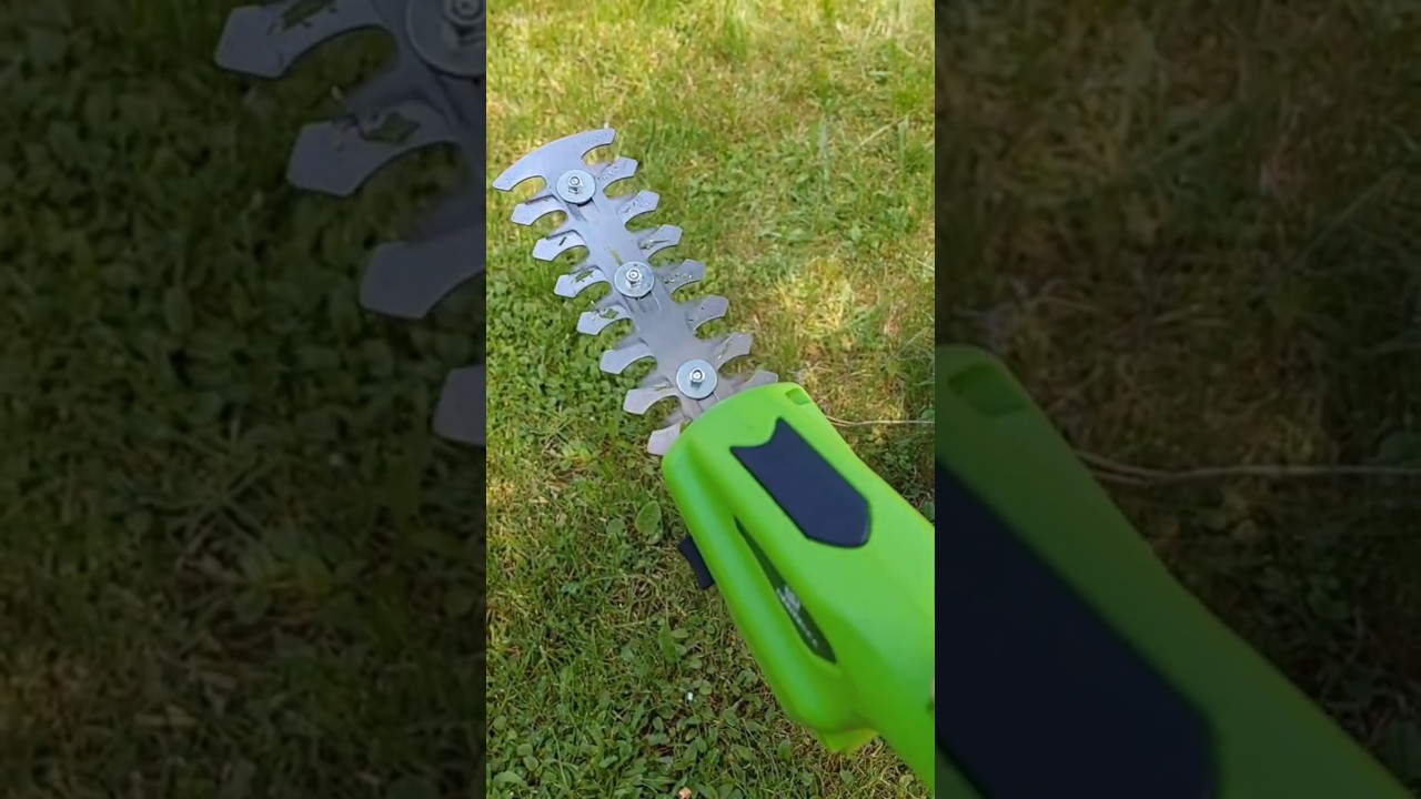 2-in-1 Cordless Grass Trimmer Review 🌿 | Powerful Rechargeable Hedge Shears Tested! #Garden #gadgets