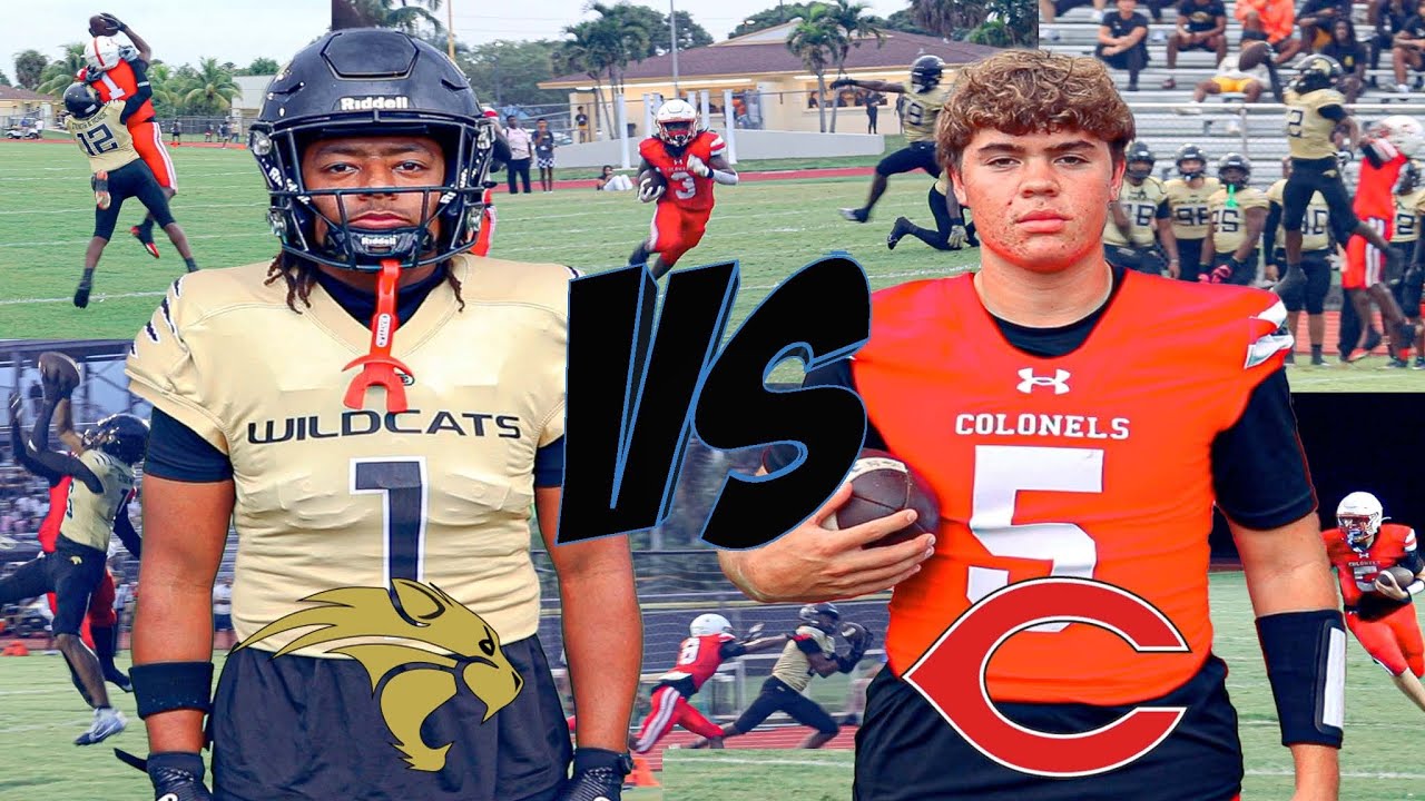 ⚔️ Two Broward Schools 🏫 Do Battle Pre-Season Western Vs Plantation 🏈🔥