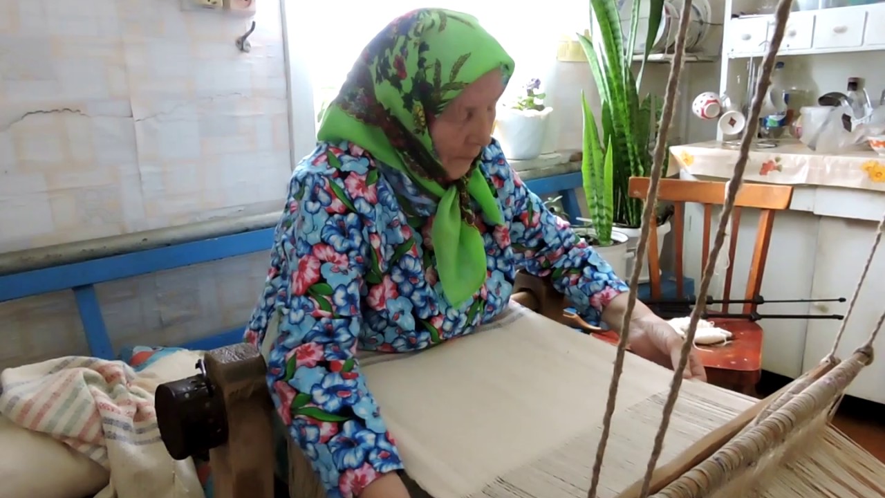 Ткачество старинным методом
