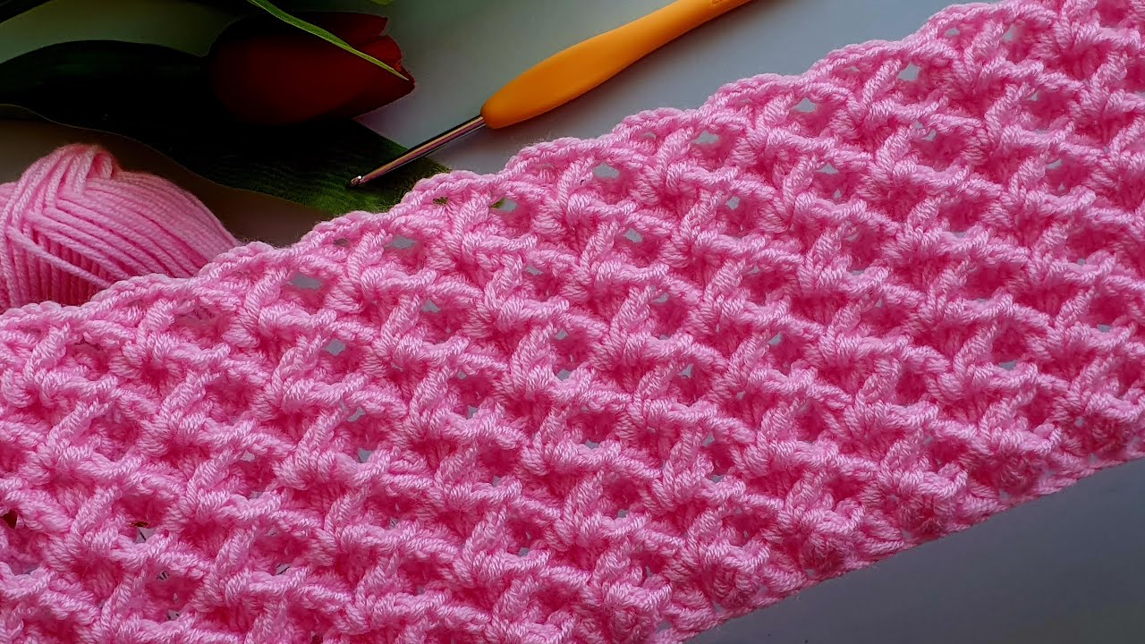 Easy crochet baby blanket pattern for beginners / Baby Blanket / crochet blanket knitting pattern💙