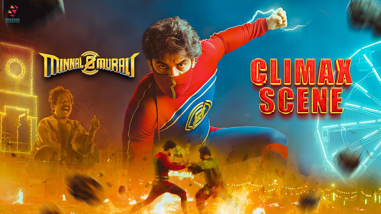 ULTIMATE CLIMAX SCENE | Minnal Murali | Basil Joseph | Tovino Thomas | Guru Somasundaram |