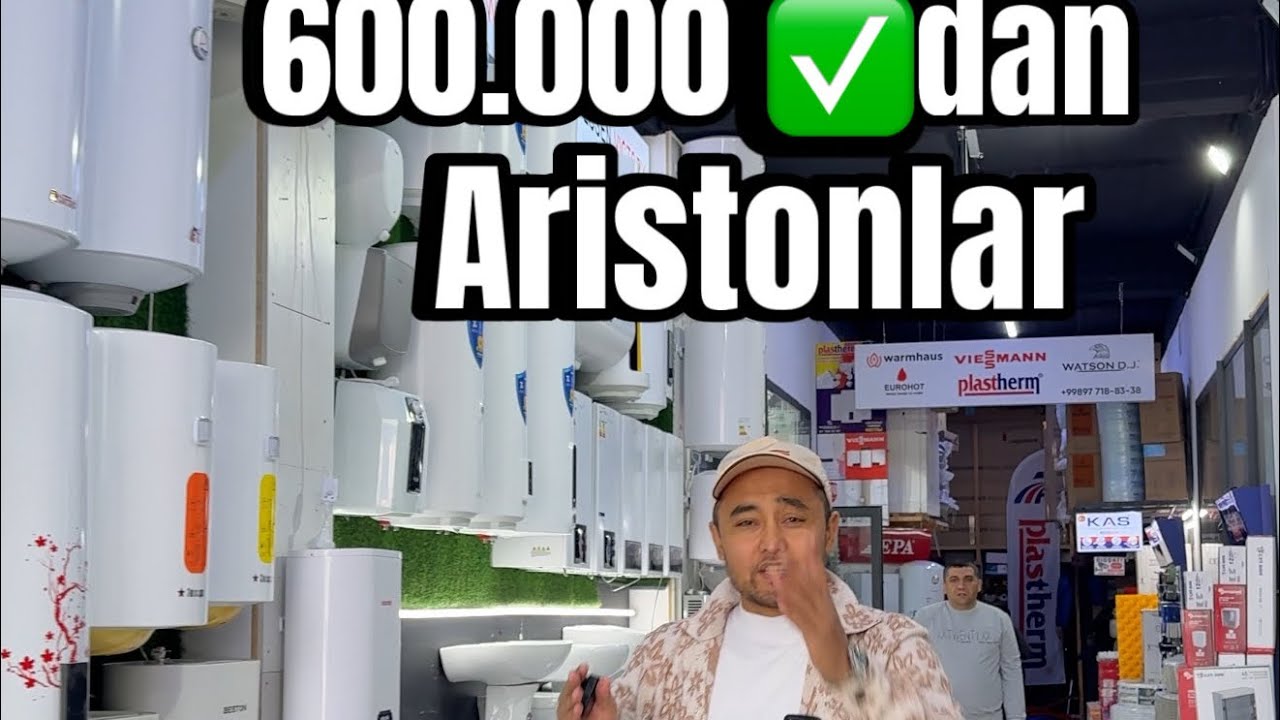 Ariston narxlari 600.000 dan boshlanadi 2025