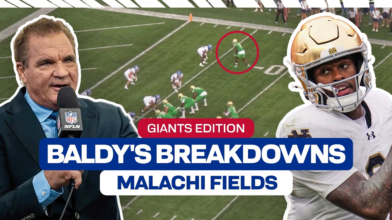 Baldy's Breakdowns: Giants Edition | WR Malachi Fields 2026 Draft Class