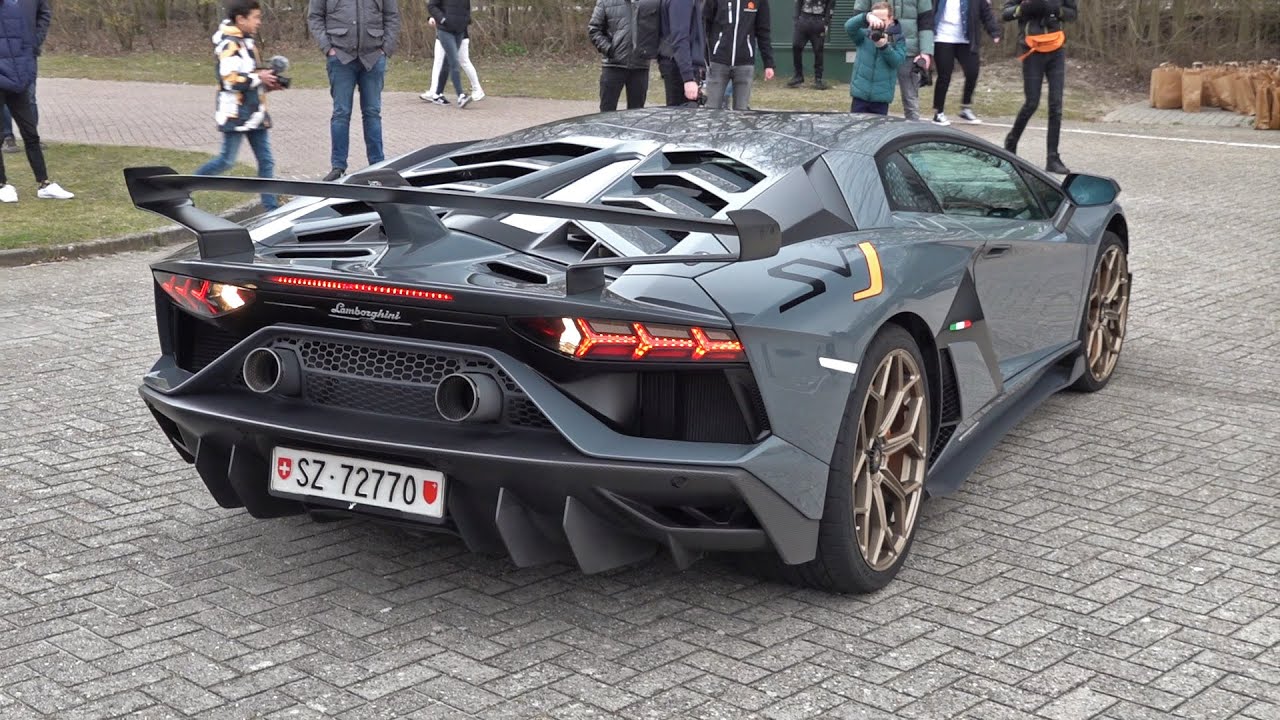 Lamborghini Aventador SVJ - Lovely V12 Exhaust Sounds!