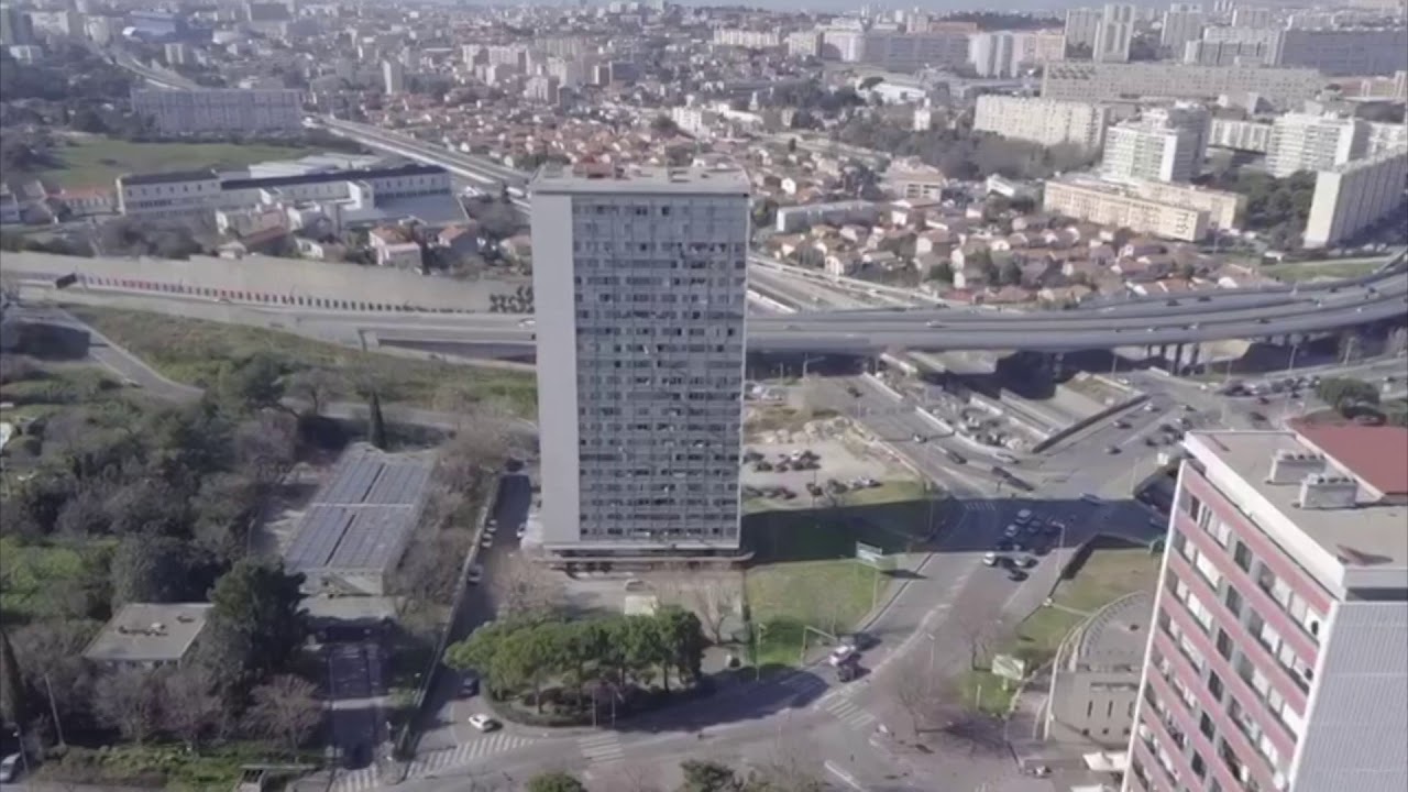 Images en drone de Frais vallon Marseille