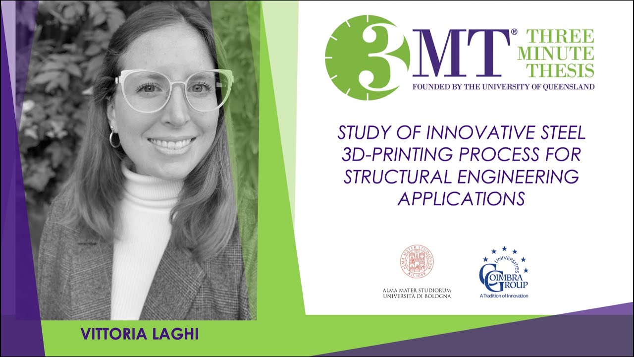 Three Minute Thesis Competition 2021 - Runner up: Vittoria Laghi – University of Bologna.