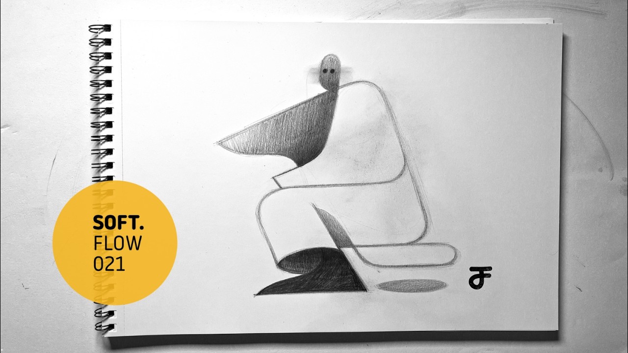 soft. flow // 021 - graphite drawing process
