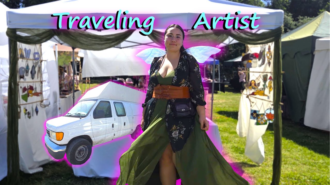 Vanlife as a Ren Fair Art Merchant