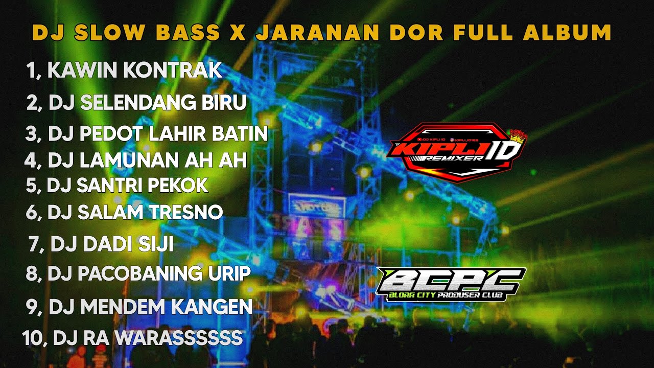 DJ KAWIN KONTRAK X SELENDANG BIRU || SLOW BASS X JARANAN DOR VIRAL TIKTOK •KIPLI ID REMIX