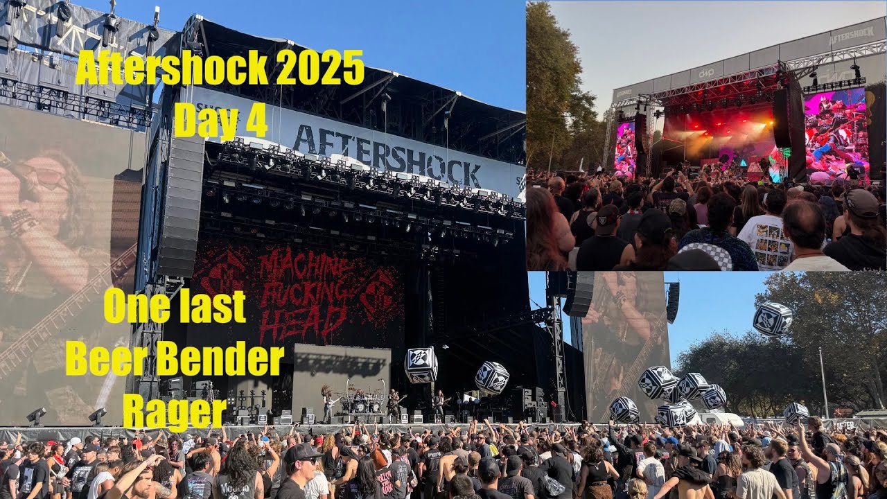 Aftershock 2025 Day 4. One last Epic night of this Heavy Metal Music Festival. Gwar Machine Head