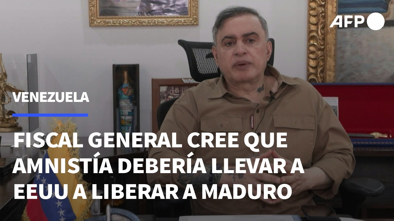 Fiscal general de Venezuela cree que amnistía debería llevar a EEUU a liberar a Maduro | AFP