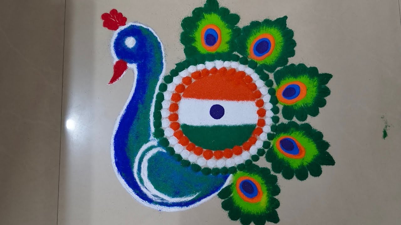 26 January Republic Day Rangoli Designs 