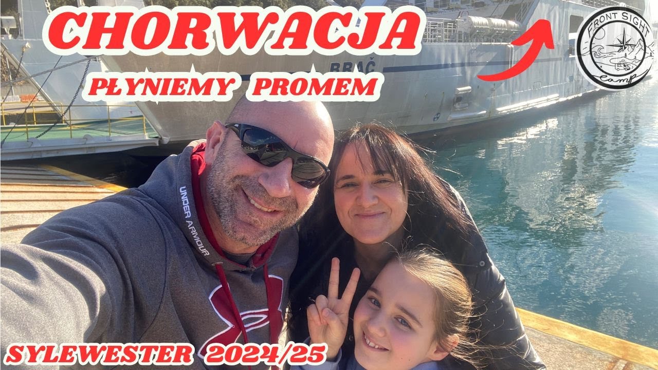 CHORWACJA - Przeprawa Promem Na Wyspę CRES /Kemping ČIKAT  / vlog #66