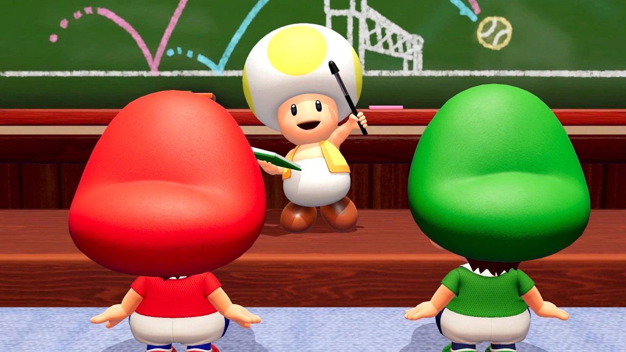 Mario Tennis Fever - Adventure Mode Part 1: Intro & Mushroom Tennis Academy