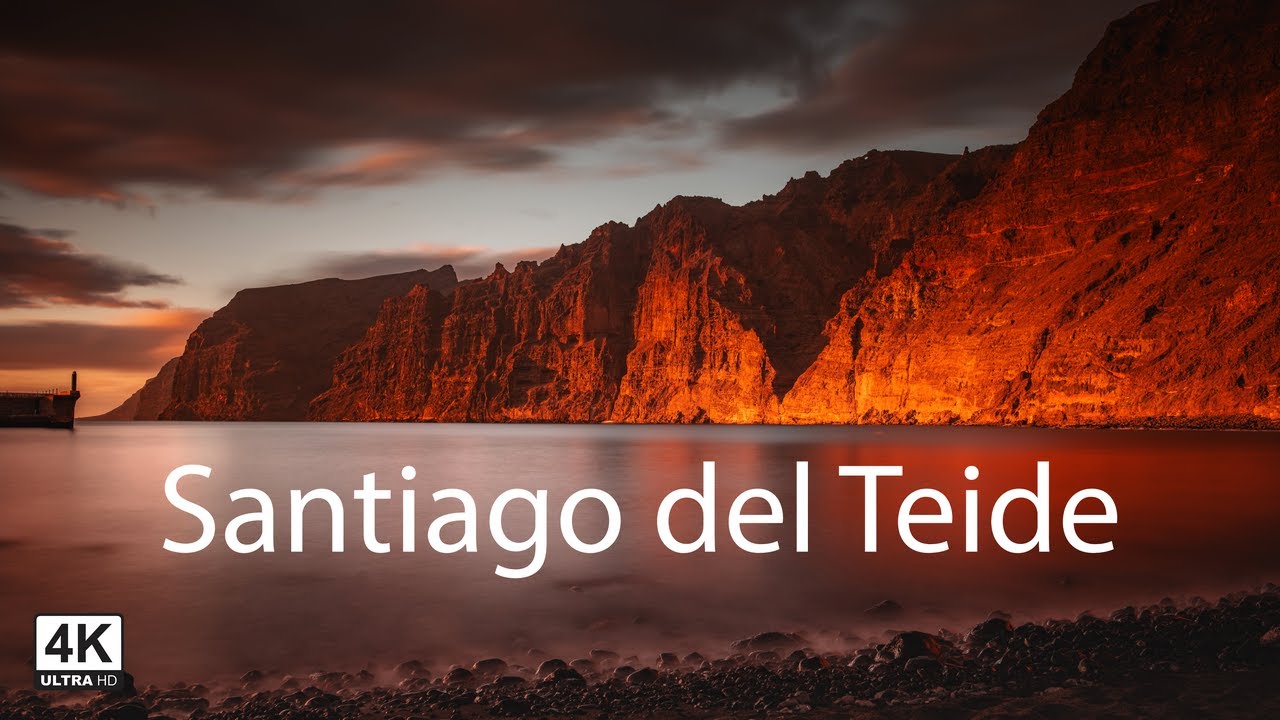 Tenerife Relax Meditation: Santiago del Teide & Los Gigantes 4K Ambient Nature for TV