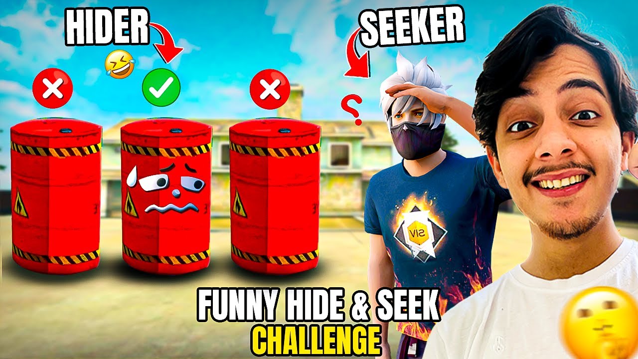 Too Good at Hiding 🤭 | First Time Playing Hide & Seek In Free fire