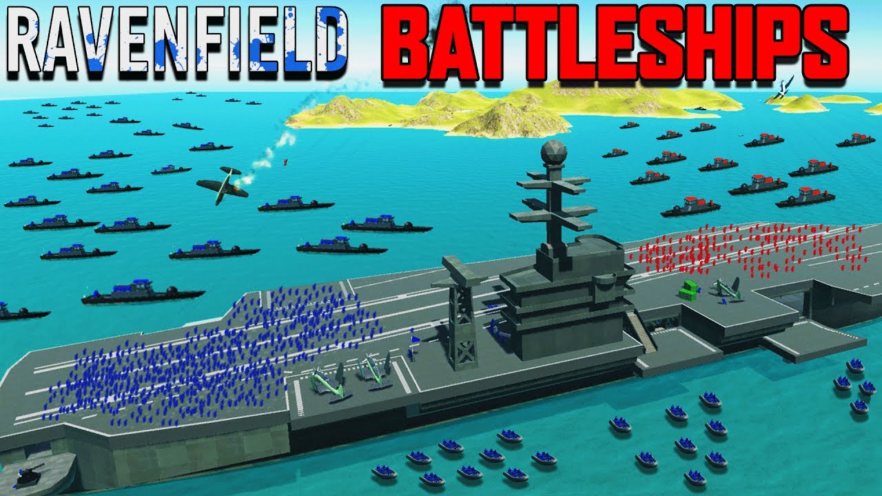 NEW BATTLESHIPS vs AIRCRAFT CARRIER & Planes! (Ravenfield Beta 6 Part 8 New Update))