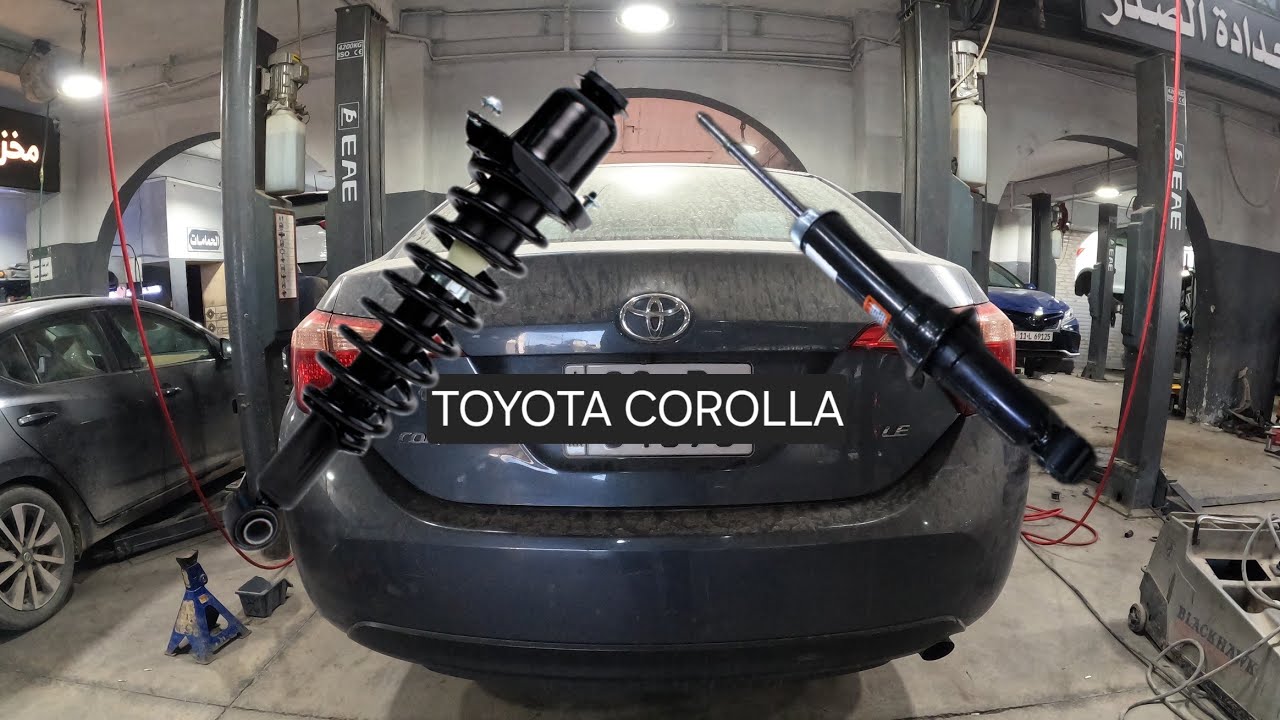 Reemplazo del amortiguador trasero ... Toyota Corolla (especificaciones de torque)
