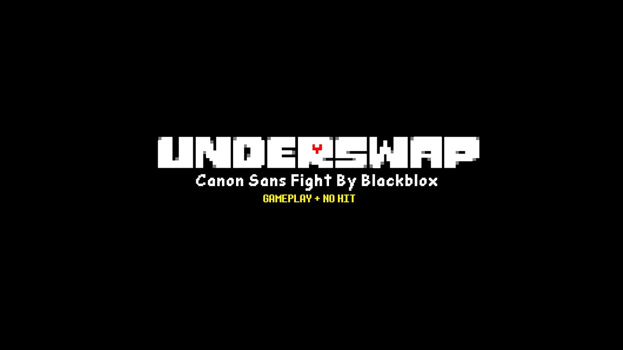 Underswap Canon Sans Fight Showcase + Game Released