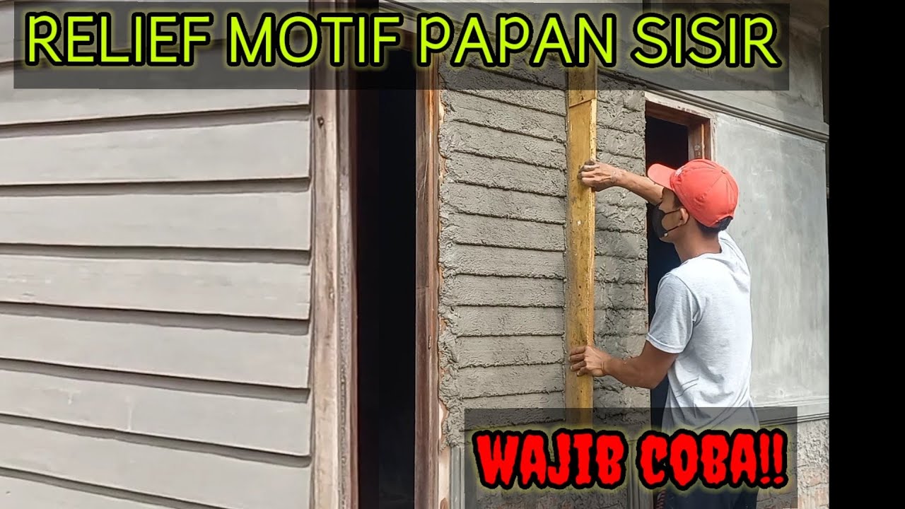 RELIEF MODEL SISIR PAPAN BAGIAN DEPAN RUMAH