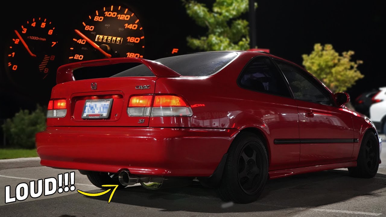 YONAKA CATBACK EXHAUST INSTALL (VTEC CRACKS HARD)