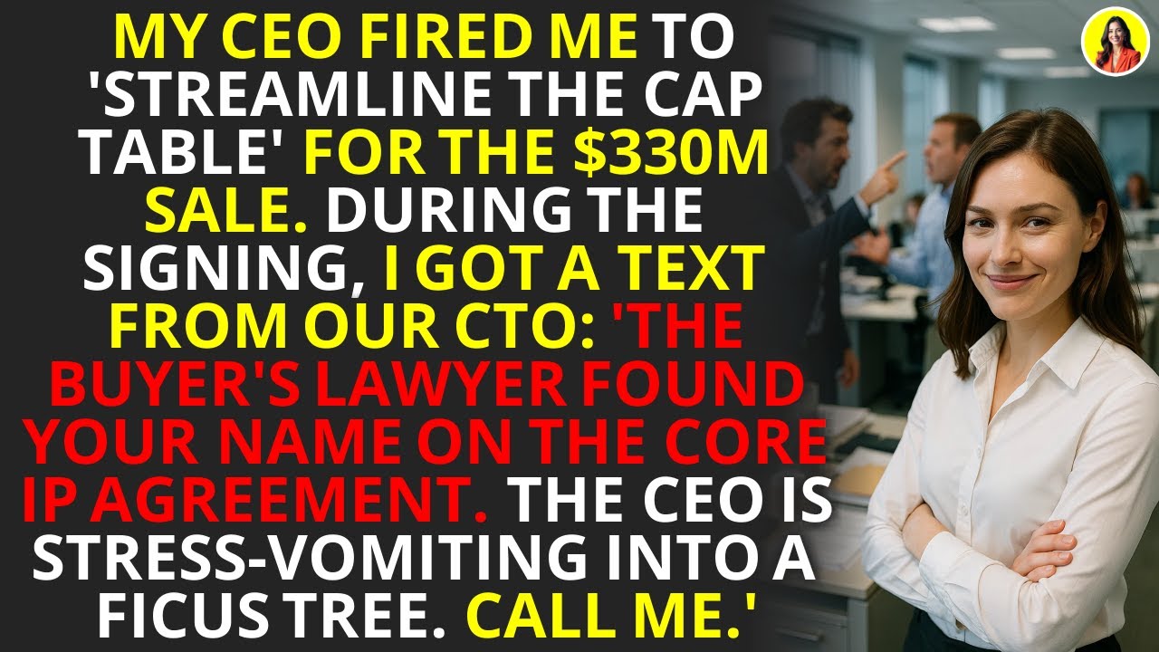 CEO Fired Me Before $330M Sale - My IP Veto Destroyed His Deal 💼 | #CorporateRevenge