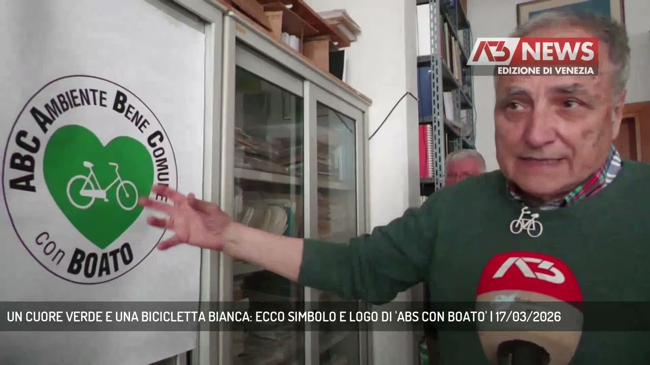 UN CUORE VERDE E UNA BICICLETTA BIANCA: ECCO SIMBOLO E LOGO DI 'ABS CON BOATO' | 17/03/2026
