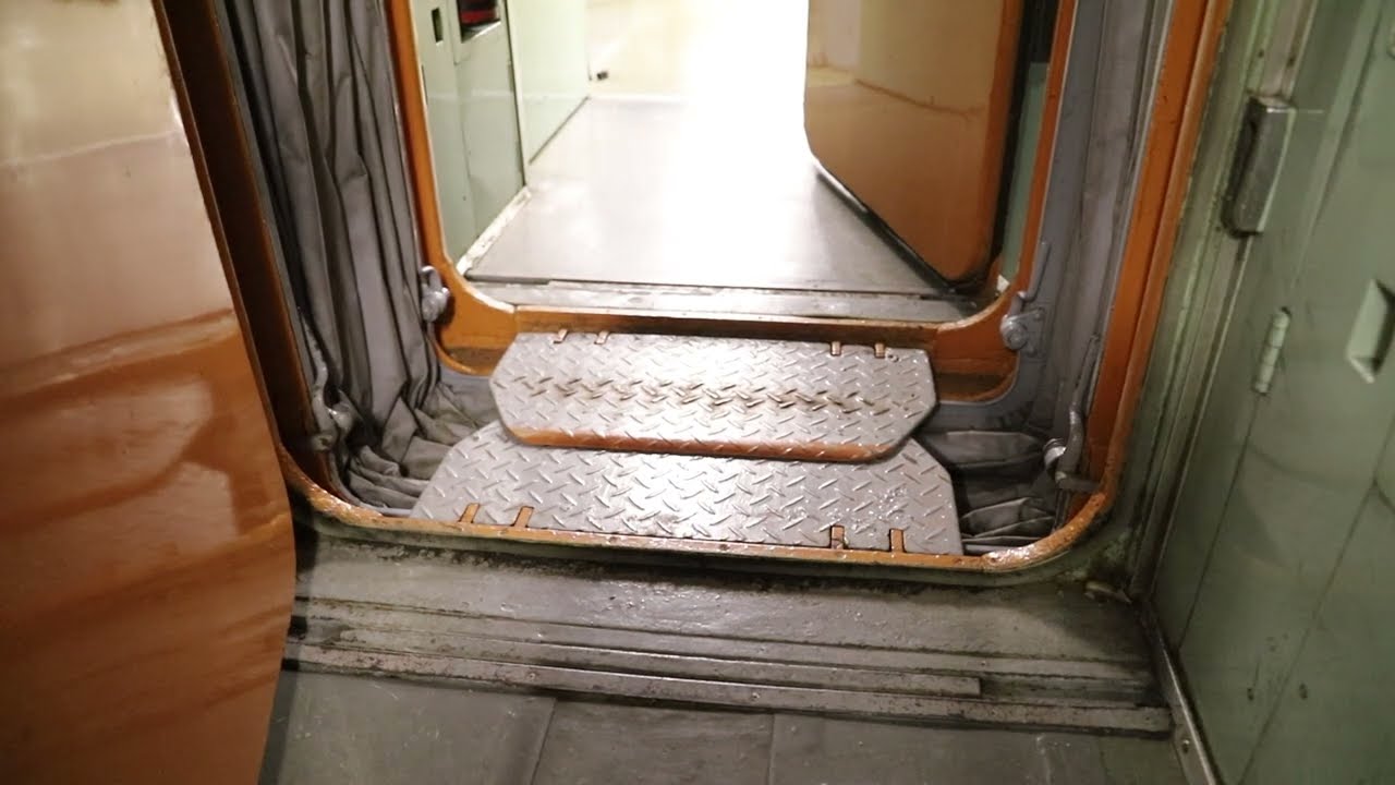 【渡り板の動き】JR山陽本線115系電車　倉敷～岡山間