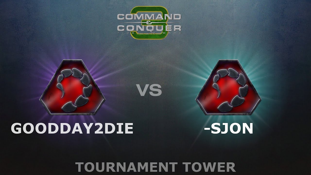 C&C3: Tiberium Wars 1vs1- g00d_d4y_2_d13 (NOD) vs. -Sjon (NOD)