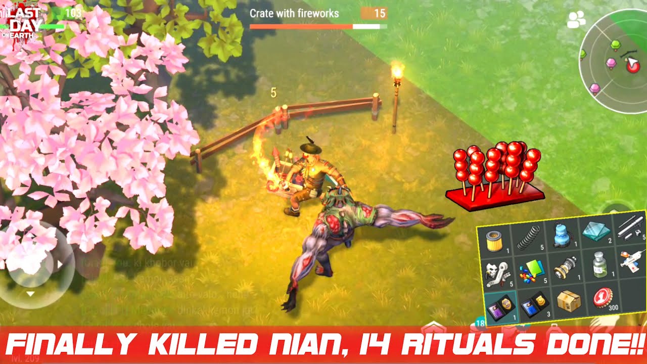 Finally Killed Nian!! All 14 Rituals[Stage] Completed | LDOE Season 19 | Last Day On Earth: Survival