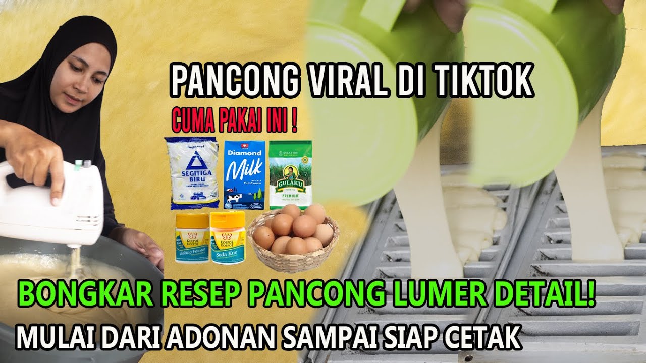 RESEP PANCONG LUMER UNTUK JUALAN! FULL BONGKAR BONGKAR RESEP SAMPAI TAKARANYA DETAIL !