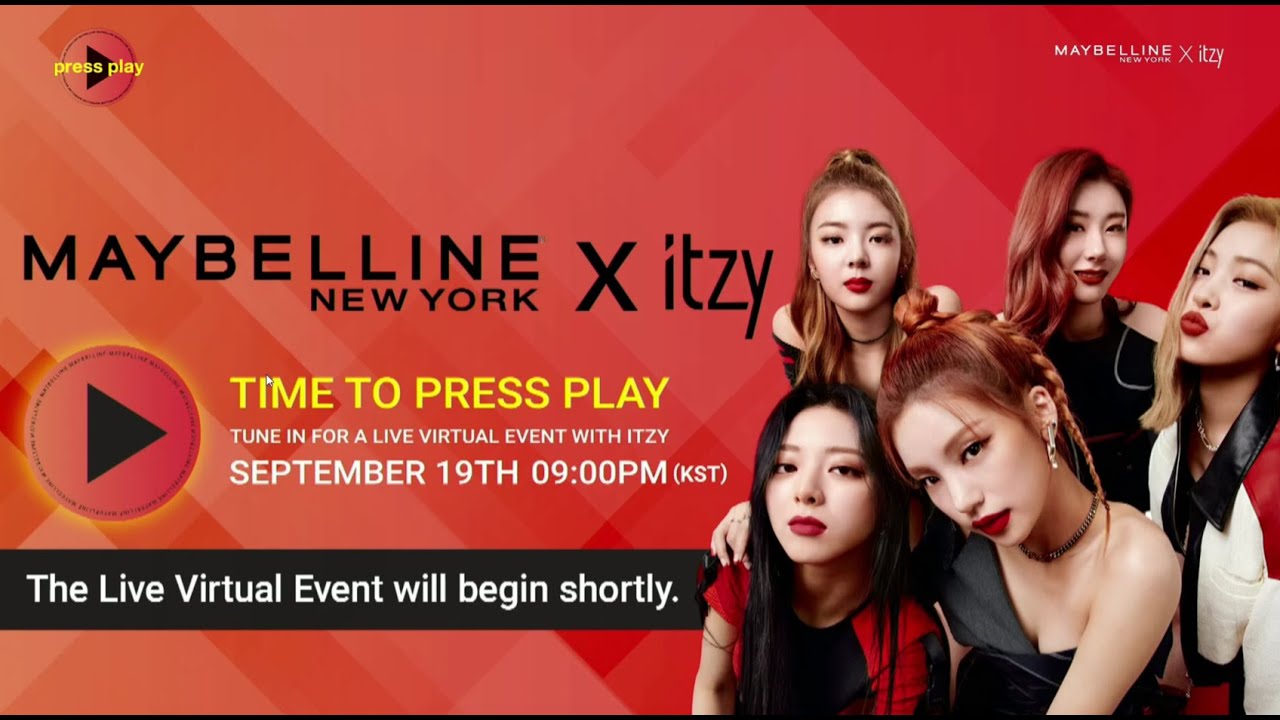 Maybelline x Itzy 210919 Press Play Live Virtual Event [Full Ver. Part 1] (ENG SUB)